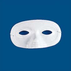 Plastic White Half Masks