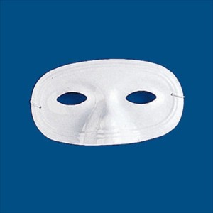 RTD-2155 : Plastic White Half Masks at RTD Gifts