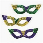 Sequin Mardi Gras Mask