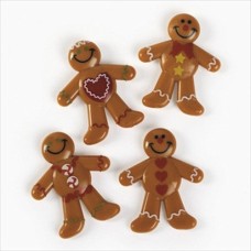 Vinyl Gingerbread Man Christmas Decoration