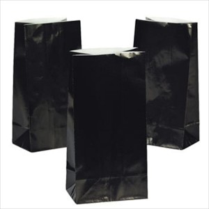 RTD-2320 : Black Paper Treat Bags at RTD Gifts
