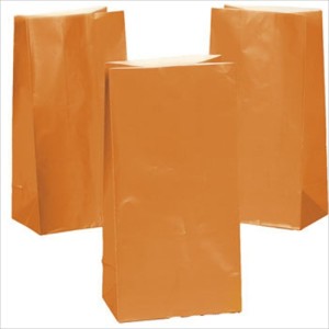 RTD-2324 : Orange Paper Treat Bags at RTD Gifts