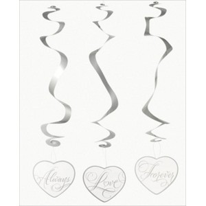 RTD-2345 : Wedding Love Always Forever Hanging Dangling Swirls at RTD Gifts