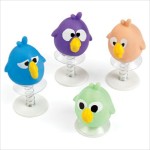 Plastic Crazy Bird Pop-Up Toy
