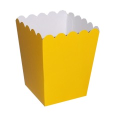 Mini Yellow Popcorn Box