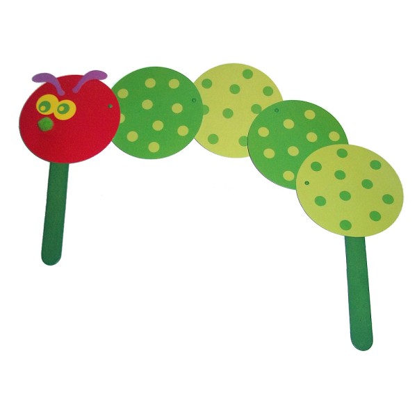 Paper Caterpillar Puppet Craft Kit Kids DIY Jointed Toy Party Favour Paper Caterpillar Puppet Craft Kit Kids DIY Jointed Toy Party Favour