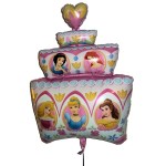 Disney Princess Birthday Cake 28 inch Mylar Balloon