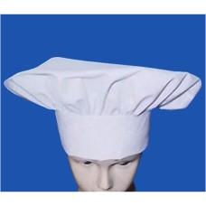 White Cloth Chef Hat