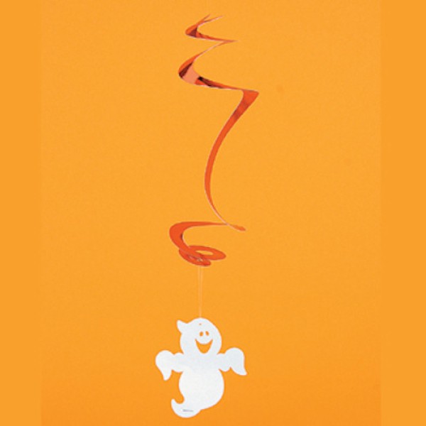 Ghost Dangling Hanging Swirl Halloween Decoration