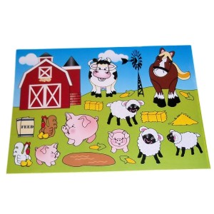 RTD-2474 : Farm Barnyard Make A Scene Sticker Sheets 12-Pack at RTD Gifts