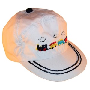 RTD-2510 : Train Hat for Toddlers - White - Large at RTD Gifts