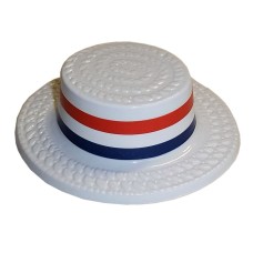 Mini Plastic Patriotic Red White Blue Hat
