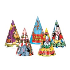Circus Birthday Party Cone Hat