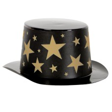 Mini Magician Top Hat with Gold Stars