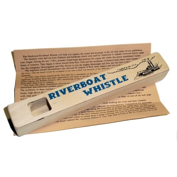 Wooden Riverboat Whistle Wooden Riverboat Whistle