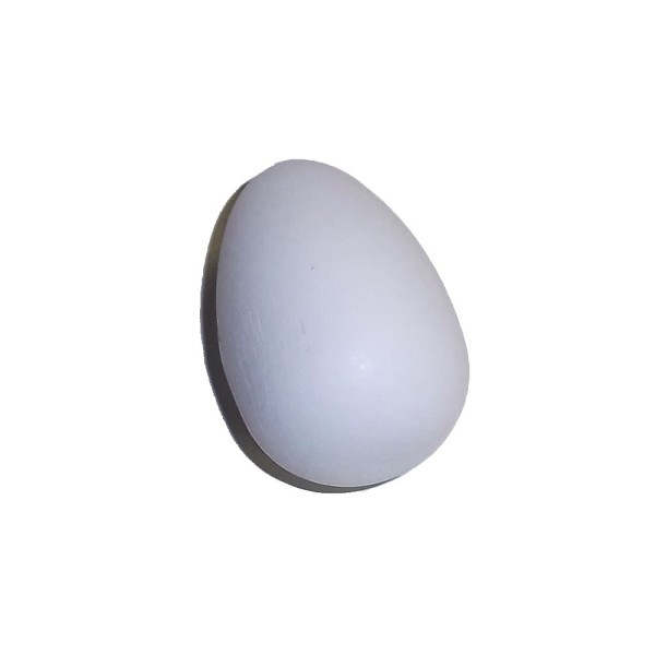 Wooden White Egg 2.5 In Display Egg Prop Craft Painting Easter Barnyard Decor Wooden White Egg 2.5 In Display Egg Prop Craft Painting Easter Barnyard Decor