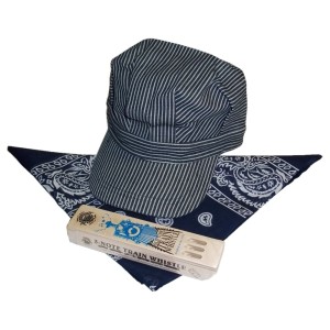RTD-2598 : Super Deluxe Train Engineer Set with Navy Scarf for Children at RTD Gifts