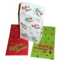 Christmas Holiday Jingle For Jesus Paper Treat Bags