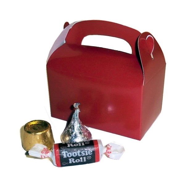 Mini Red Treat Box for Party Favors