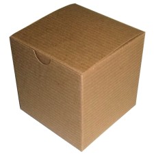 Kraft 4x4x4 Plain Gift Box