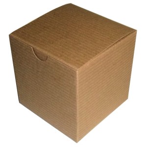 RTD-2629 : Kraft 4x4x4 Plain Gift Box at RTD Gifts