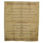 Ten Commandments Mini Poster