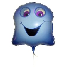 Giant Happy Ghost Halloween Balloon with Moving Eyes