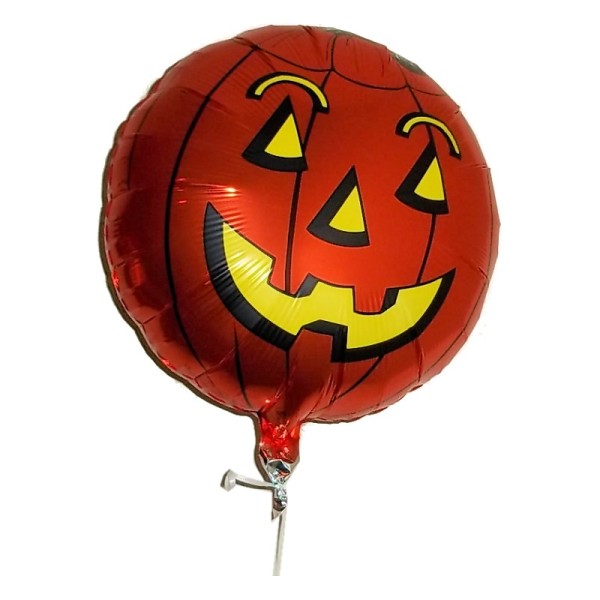 Halloween Pumpkin Jack-O'-Lantern 18 inch Mylar Helium Balloon Halloween Pumpkin Jack-O'-Lantern 18 inch Mylar Helium Balloon