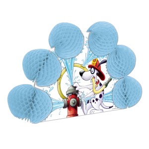 RTD-2677 : Dalmatian Fire Dog Water Hose Centerpiece at RTD Gifts