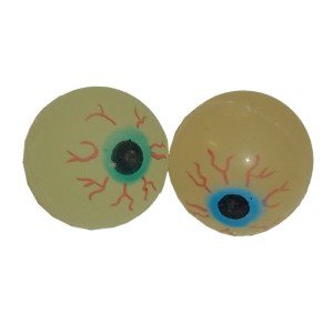 RTD-2741 : Glow-In-The-Dark Bouncy Rubber Eyeball Ball at RTD Gifts