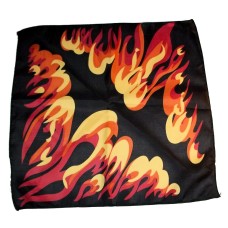 Flames Print Bandana Scarf - Fire Bandanna