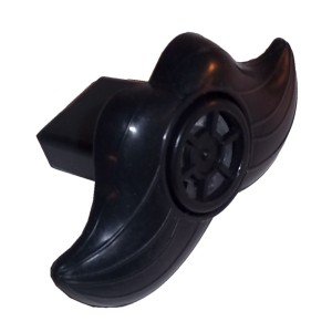 RTD-2769 : Black Plastic Mustache Lip Whistle at RTD Gifts