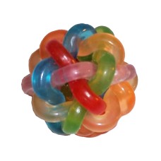 Rubber Intertwined Bouncy Balls