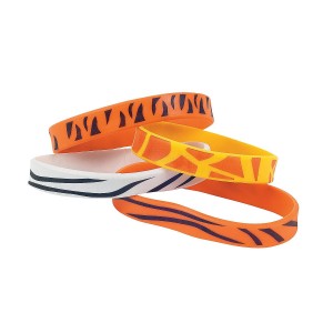 RTD-2785 : Rubber Animal Print Bracelets at RTD Gifts