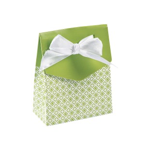 RTD-2797 : Tent Style Lime Green Gift Box with Bow at RTD Gifts