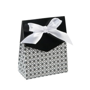 RTD-2802 : Tent Style Black Gift Box with Bow at RTD Gifts