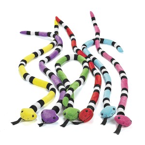 RTD-2803 : Plush Bright Color 4-Foot Snake at RTD Gifts