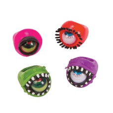 Plastic Rolling Eyeball Rings