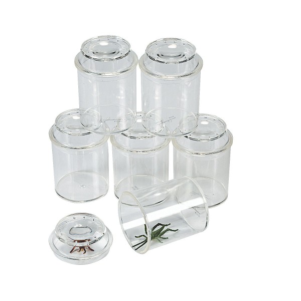 Plastic See-Through Bug Jar with Magnifier Lid Plastic See-Through Bug Jar with Magnifier Lid