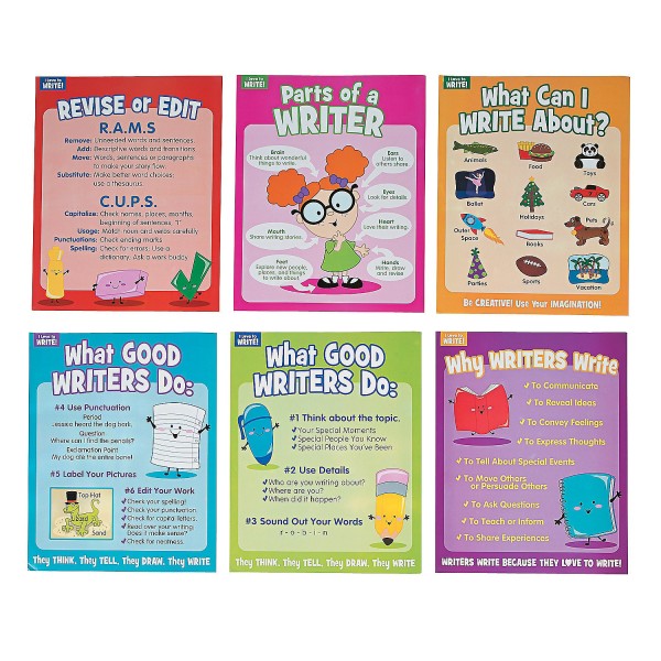 I-Love-to-Write Posters 6 piece Set I-Love-to-Write Posters 6 piece Set