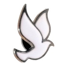25-Pack White Dove Pins