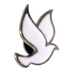 RTD-2976 : White Dove Pin at RTD Gifts