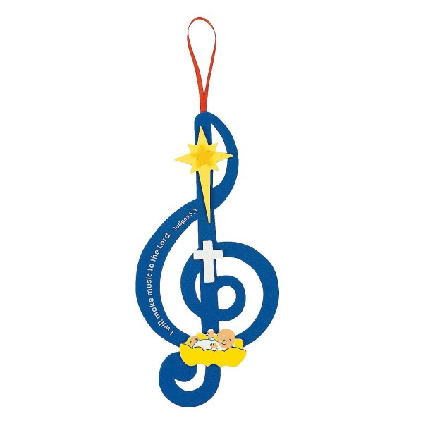 Music To The Lord Ornament Craft Kit Music To The Lord Ornament Craft Kit