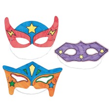 Color Your Own Superhero Mask