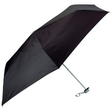 Mini Compact 42 inch Black Umbrella