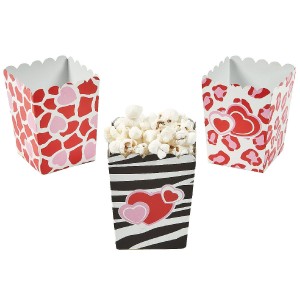 RTD-3281 : Mini Valentines Day Popcorn Treat Party Favor Box at RTD Gifts