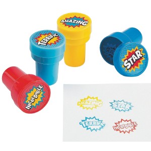 RTD-3296 : Superhero Action Word Stampers at RTD Gifts