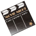16-pack of Movie Night Clapboard Napkins