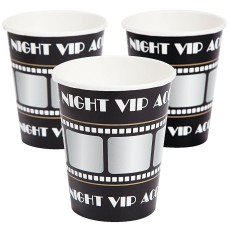 8-pack of Movie Night VIP Paper Cups