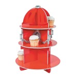 Fire Hydrant Cupcake Holder for Firefighter Parties